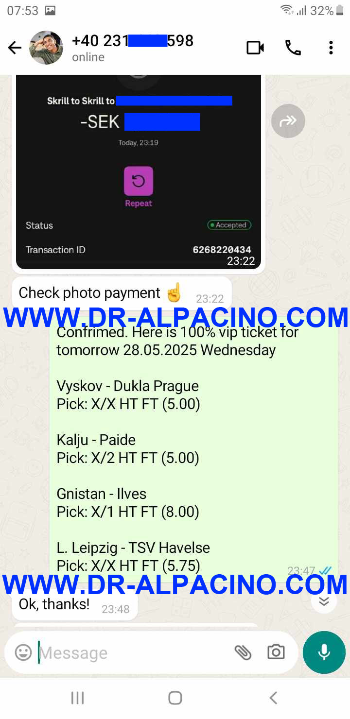 Fixed Matches 100% Sure