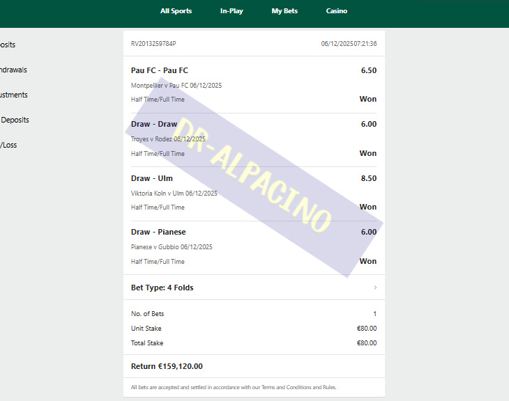 Fixed Match 100% Sure