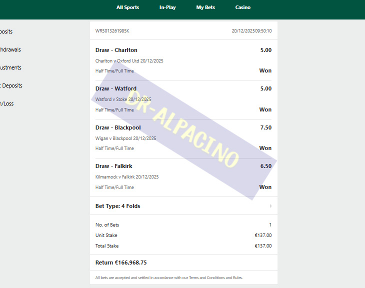 Fixed Match 100% Sure